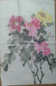 早期无款国画68CM*47CM