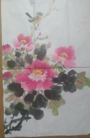 早期无款国画68CM*46CM