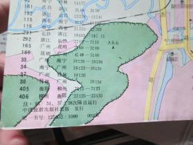 桂林地图桂林交通旅游图（年份不详）