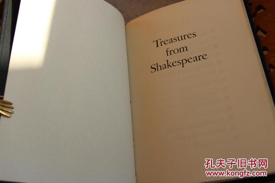 莎翁名篇选辑 Treasures of Shakespeare 精装限量版