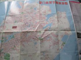 厦门地图厦门商贸交通旅游图2001