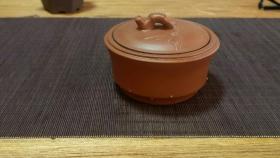 80年代 一厂紫砂罐 茶叶小罐 竹节罐