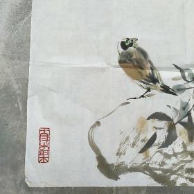 著名画家张万琪图画一幅》保真，