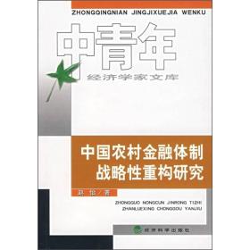 中国年经济学家文库:中国农村金融体制战略性重构研究
