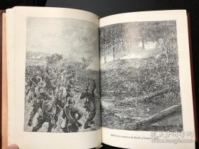1979年Stephen Crane - The Red badge of Courage 美国文学经典 《《红色英勇勋章》上等羊皮豪华插图版 FL第1版 增补精美插图 品佳