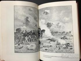 1979年Stephen Crane - The Red badge of Courage 美国文学经典 《《红色英勇勋章》上等羊皮豪华插图版 FL第1版 增补精美插图 品佳