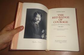 1979年Stephen Crane - The Red badge of Courage 美国文学经典 《《红色英勇勋章》上等羊皮豪华插图版 FL第1版 增补精美插图 品佳