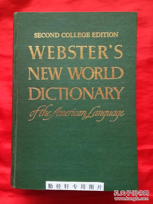 WEBSTER\'sSNEW WORLD DICTIONARY