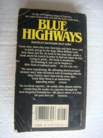 BLUE HIGHWAYS （A Journey into America,William Least Heat Moon）《蓝色公路-深入美国 游记》书口三面刷黄 插图本