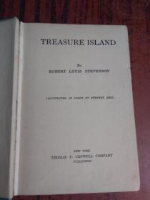 Treasure Island 斯蒂文森《金银岛》，布面精装