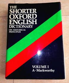 英语学习的权威字典The Shorter Oxford English Dictionary 英国进口原版辞典 牛津英语大词典(简明本) 第三版 两卷本