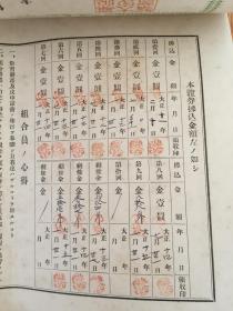 1922年日本【大家信用贩卖购买利用组合】发行《出资证券》15张合售