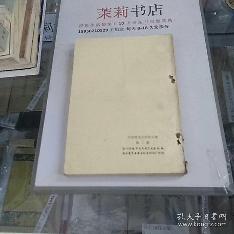 中国现代文学作品选2