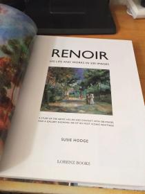 英文原版；Renoir: His Life and Works in 500 Images 雷诺阿