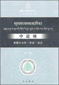 中论颂：梵藏汉合校 • 导读 • 译注