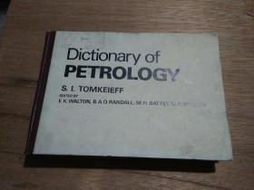 【英文版】DICTIONARY OF PETROLOGY岩石学辞典（馆藏  精装）