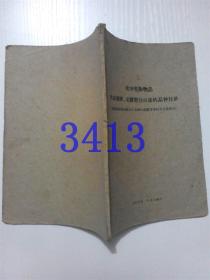 化学危险物品凭证经营，采购暂行办法的品种目录