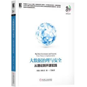 大数据技术丛书·大数据治理与安全：从理论到开源实践