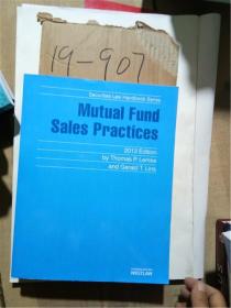 正版现货；MUTUAL FUND SALES PRACTICES 2013 EDITION