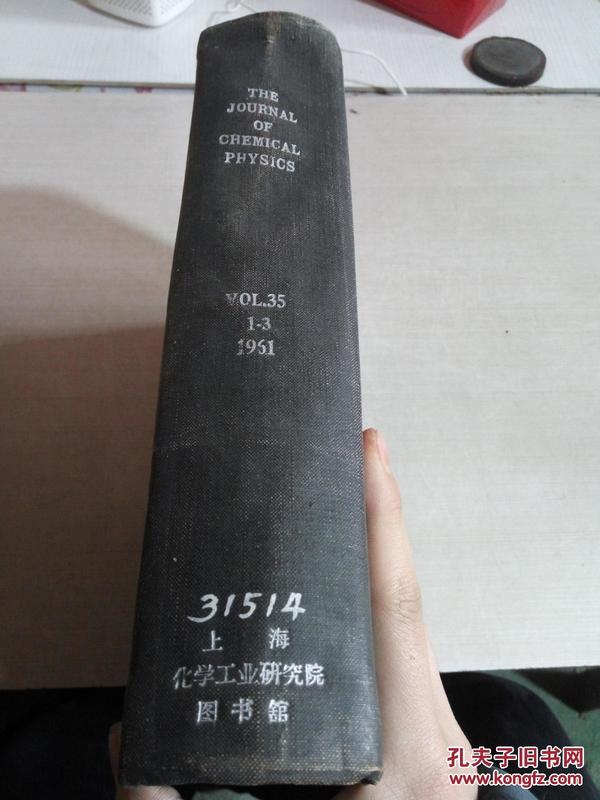 THE JOURNAL OF CHEMICAL PHYSICS.Vol.35.1-3.1961（化学物理杂志）（外文）