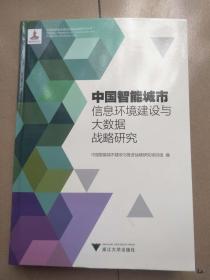 中国智能城市信息环境建设与大数据战略研究 中国智能城市建设与推进战略研究