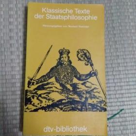 Klassische Texte der Staatsphilosophie . Hrg von Norbert Hoerster   德文原版