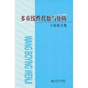 王伯英文集 多重线性代数与矩阵