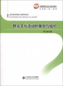 群众文化活动的策划与组织/全国基层文化队伍培训教材