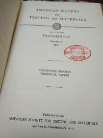 AMERICAN SOCIETY for TESTING and MATERIALS Volume 65, 1965