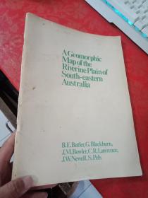 AGeomorphic Map of the Riveine Plain of South-eastern Australia：澳大利亚东南部滨河平原的年龄定位图 请阅图