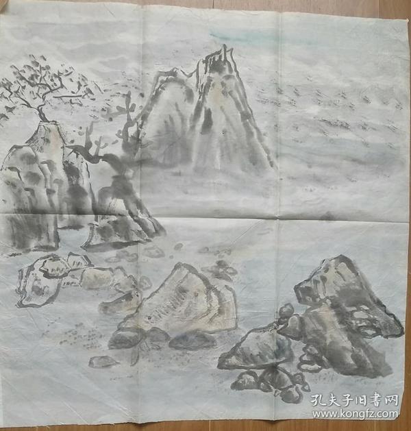 早期无落款国画49CM*49CM