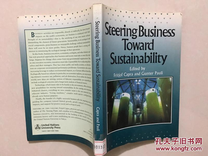 Steering Business Toward Sustainability引导企业走向可持续发展