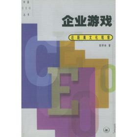 中国CEO丛书:企业游戏：近距离文化观察