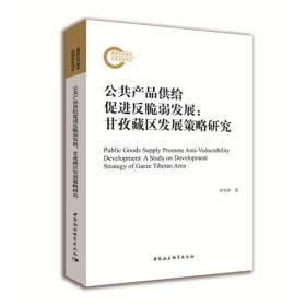 公共产品供给促进反脆弱发展——甘孜藏区发展策略研究