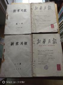 新华月报     1965年全年合订共4本   包邮挂