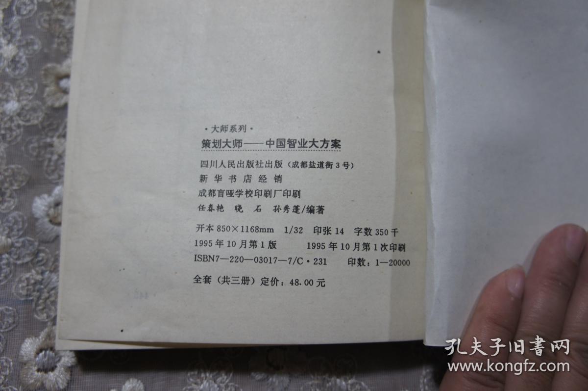 策划大师--中国智业大方案