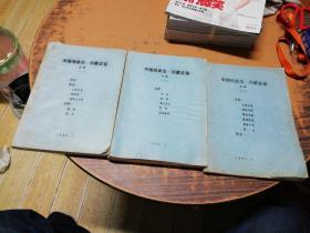 中国戏曲志内蒙古卷 初稿（一）、（二）、（三）、【3本合售】里面少许笔迹   油印本