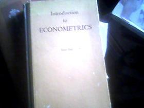 Introduction to ECONOMETRICS 计量经济学导论（精装，16开）