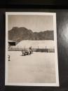 民国香港九龙启德军营狮子山背景老照片一张