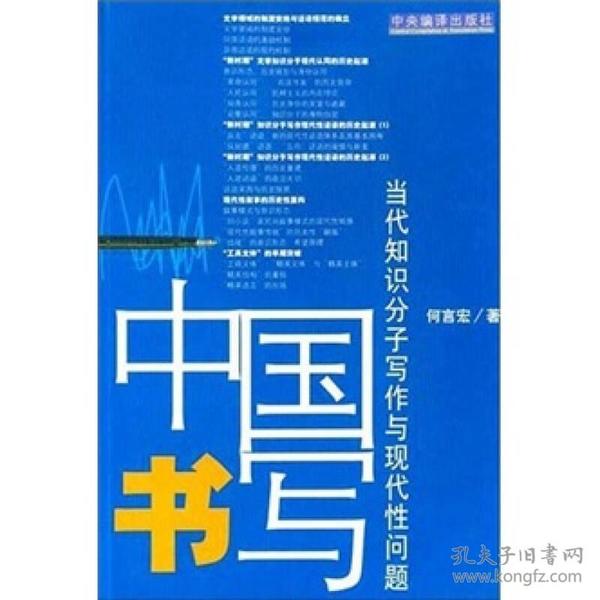 中国书写：当代知识分子写作与现代性问题