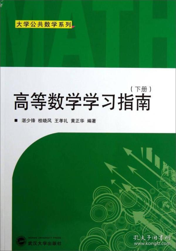 大学公共数学系列：高等数学学习指南（下册）