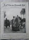 法国画报1907年9月7日巴黎北京汽车拉力赛车手们用大清龙旗盖着汽车从北京出发沿北京蒙古进入俄罗斯