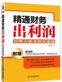 精通财务出利润：经理人财务知识速成