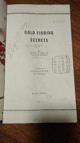 gold finding secrets 找金的秘诀 油印本英文版