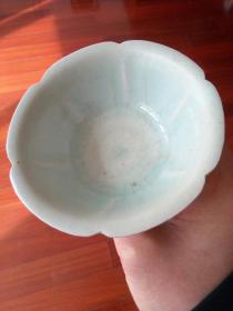 影青海棠盏