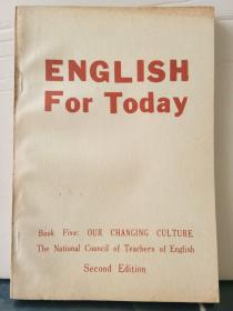 H5-85.  ENGLISH  For  Today（当代英语）⑤