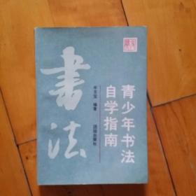 青少年书法自学指南   牛文宝 编著    团结   1991年一版1993年二印    内页有皱痕。