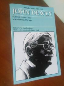 英文原版，美国哲学家、教育家约翰·杜威的作品《各种各样的著作 (1885-1953) 》1990年出版,780页