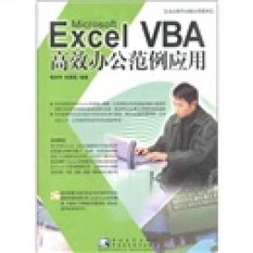 办公软件系列：Excel VBA 高效办公范例应用-带光盘