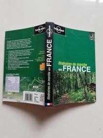 lonely plonet itineraires de marche en  FRANCE【实物拍图   内页干净】